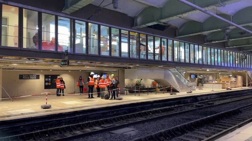 IDF Mobilités: La gare de saint-michel notre-dame rouvre ses portes aux voyageurs 